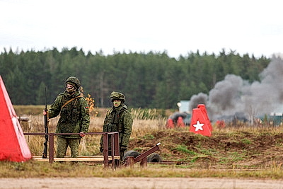 Борьба с дронами и бой в лесу. В Лепельском районе проходит оперативный сбор командного состава ВС