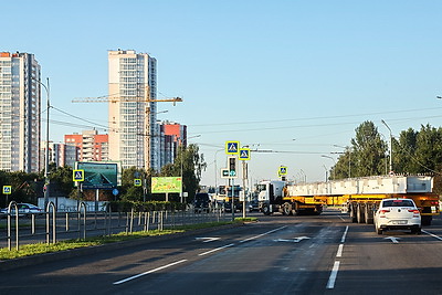 Впервые в ООО \"Протос\" изготовлено 36-метровое металлическое пролетное строение