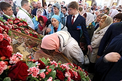 Крестный ход и божественная литургия в честь 125-летия Гродненской епархии прошли в Гродно