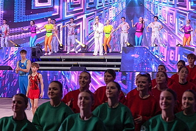 В столичном Дворце спорта проходит праздничное мероприятие к 100-летию спортивной отрасли