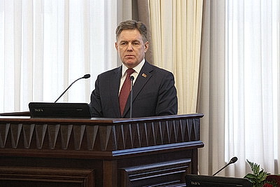 Головченко представил коллективу Аппарата Совмина и профильным министрам нового вице-премьера