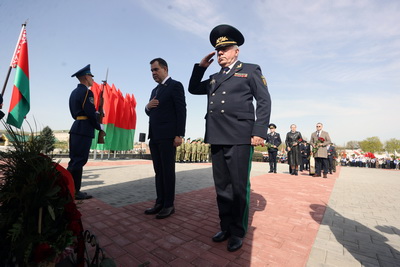 Останки 38 жертв устроенного фашистами геноцида перезахоронили в Бресте