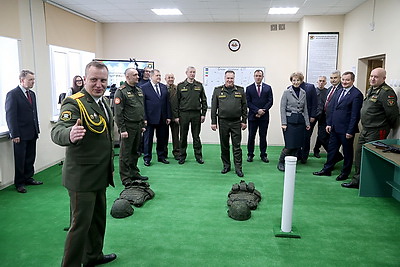 Военную кафедру открыли на базе Белорусско-Российского университета