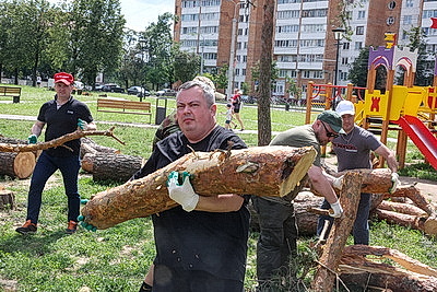 На благо города и людей: около 20 тыс. человек вышли на уборку последствий непогоды в Могилеве