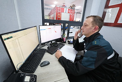 В Шарковщине открыли после реконструкции пожарную аварийно-спасательную часть