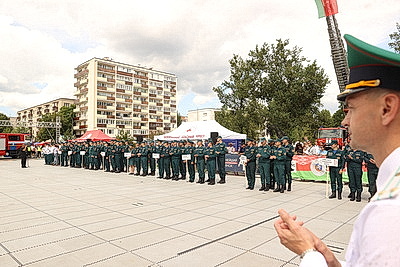Соревнования спасателей-пожарных стартовали в Бресте