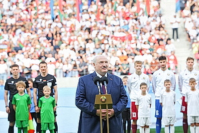 Лукашенко: Национальный футбольный стадион будет символом крепкой белорусско-китайской дружбы