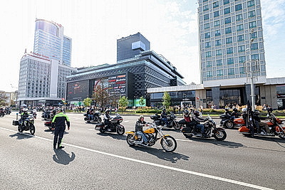 Мотопарад H.O.G. Rally Minsk стартовал от Кургана Славы в праздничный Минск