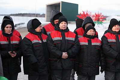 Новый молочно-товарный комплекс открыли в Клецком районе