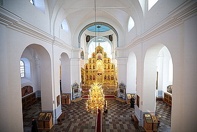 Лукашенко посетил монастырь в Жировичах