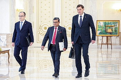 Лукашенко провел встречу с послом Индии