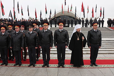 На площади Госфлага воспитанники военно-патриотических клубов принесли клятвы