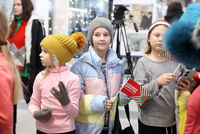 В Лиде на \"Марафоне единства\" прошла \"Знаковая встреча\"