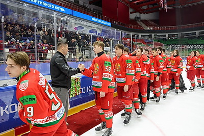 Хоккеисты Беларуси-U18 выиграли Кубок Президентского спортивного клуба в Минске