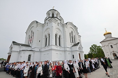 900 лет веры. Праздничные торжества проходят в Спасо-Евфросиниевском монастыре в Полоцке