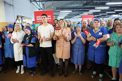 \"Одно дело делаем\": встречи предприятий-партнеров проходят на \"Марафоне единства\" в Минске