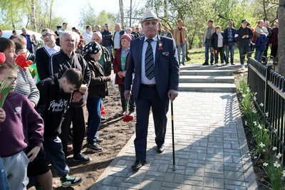 Памятник погибшим в годы ВОВ воинам и партизанам открыт после реконструкции в Ушачском районе