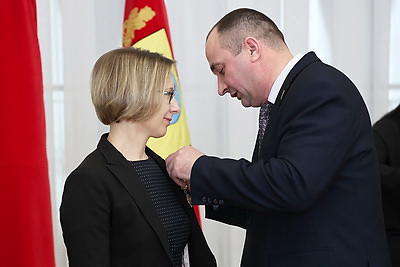Торжественный прием женщин к 8 Марта прошел в Могилеве