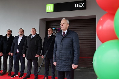 Предприятие по производству соков прямого отжима открылось в Шарковщине