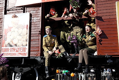 Парад Победы и шествие \"Беларусь помнит\". Брест отмечает 9 Мая