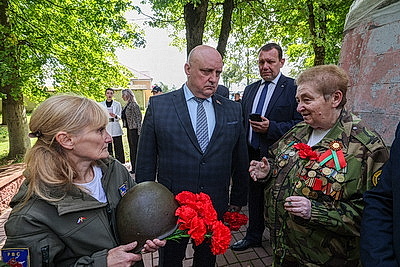 Останки 147 бойцов Красной армии перезахоронили в Витебском районе