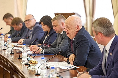 В правительстве состоялась встреча с губернатором Кемеровской области