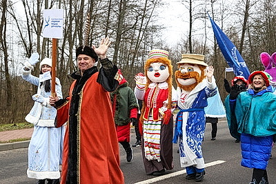 Возвращение Снегурочки большим праздником отметили в Беловежской пуще