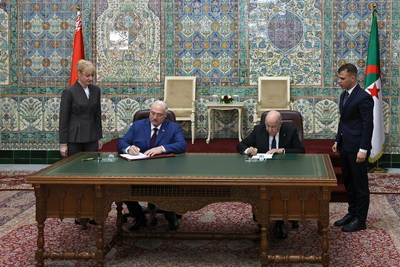 Переговоры президентов Беларуси и Алжира прошли в расширенном составе