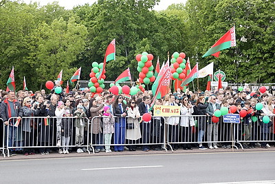 В Бресте прошел митинг, посвященный государственным символам Беларуси