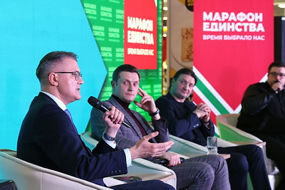 В Минске на \"Марафоне единства\" прошла \"Знаковая встреча\"