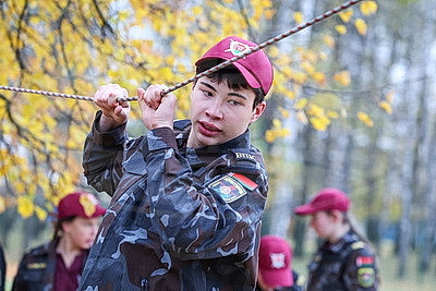 Межрегиональный турнир среди военно-патриотических клубов проходит в Быховском районе