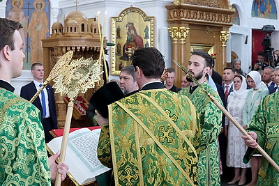 900 лет веры. Праздничные торжества проходят в Спасо-Евфросиниевском монастыре в Полоцке