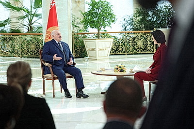 Лукашенко дал интервью Медиакорпорации Китая