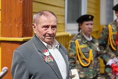 В Гродно поздравляют ветеранов с наступающим Днем Победы