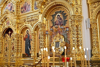 Лукашенко посетил монастырь в Жировичах