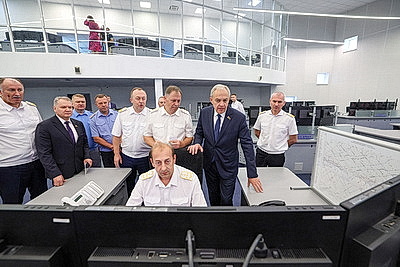 Сергеенко ознакомился с Центром управления перевозками БЖД