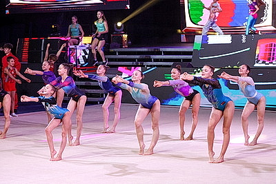 В столичном Дворце спорта проходит праздничное мероприятие к 100-летию спортивной отрасли