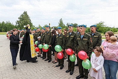 Новый дом для военнослужащих введен в строй в Марьиной Горке