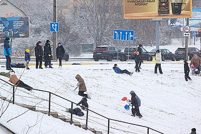 Настоящая зима пришла в Беларусь