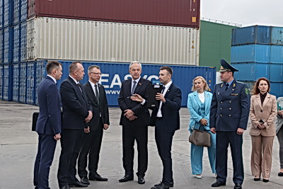 Под Минском открыли новый комплекс одного из крупнейших транспортно-логистических центров Беларуси