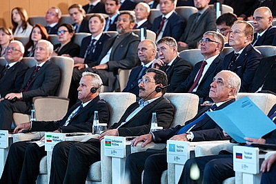 Союз новых технологий. Пленарная сессия промышленного форума проходит на \"ИННОПРОМ. Беларусь\"