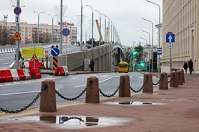 Движение по путепроводу между ул.Московской и пр.Независимости откроют в ночь на 1 ноября