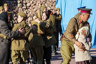 Мемориал в честь партизан легендарной бригады открыли после реконструкции в Полоцком районе