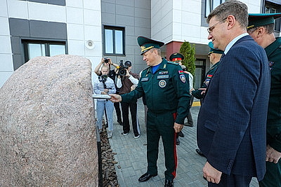 В жилом районе Минска \"Северный берег\" открыли новую пожарную часть