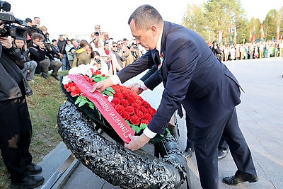 Патриотическая акция \"Прорыв Победы\" прошла в мемориальном комплексе \"Прорыв\"