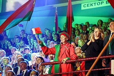 Форум патриотических сил проходит во Дворце спорта в Минске