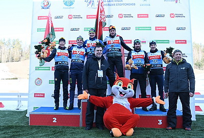 Масс-старты завершили программу Кубка сильнейших спортсменов по биатлону в \"Раубичах\"