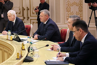 Лукашенко встретился с губернатором Астраханской области России