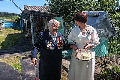 Ветеран из Любанского района белорусской молодежи: живите в счастье, мире, любите свою землю
