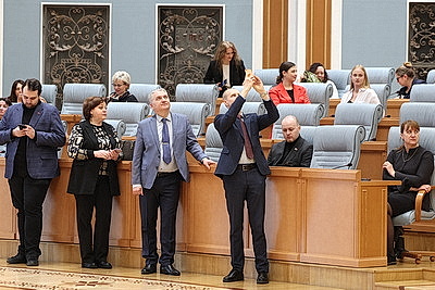 Экскурсия по Дворцу Независимости прошла для сотрудников агентства \"Минск-Новости\"